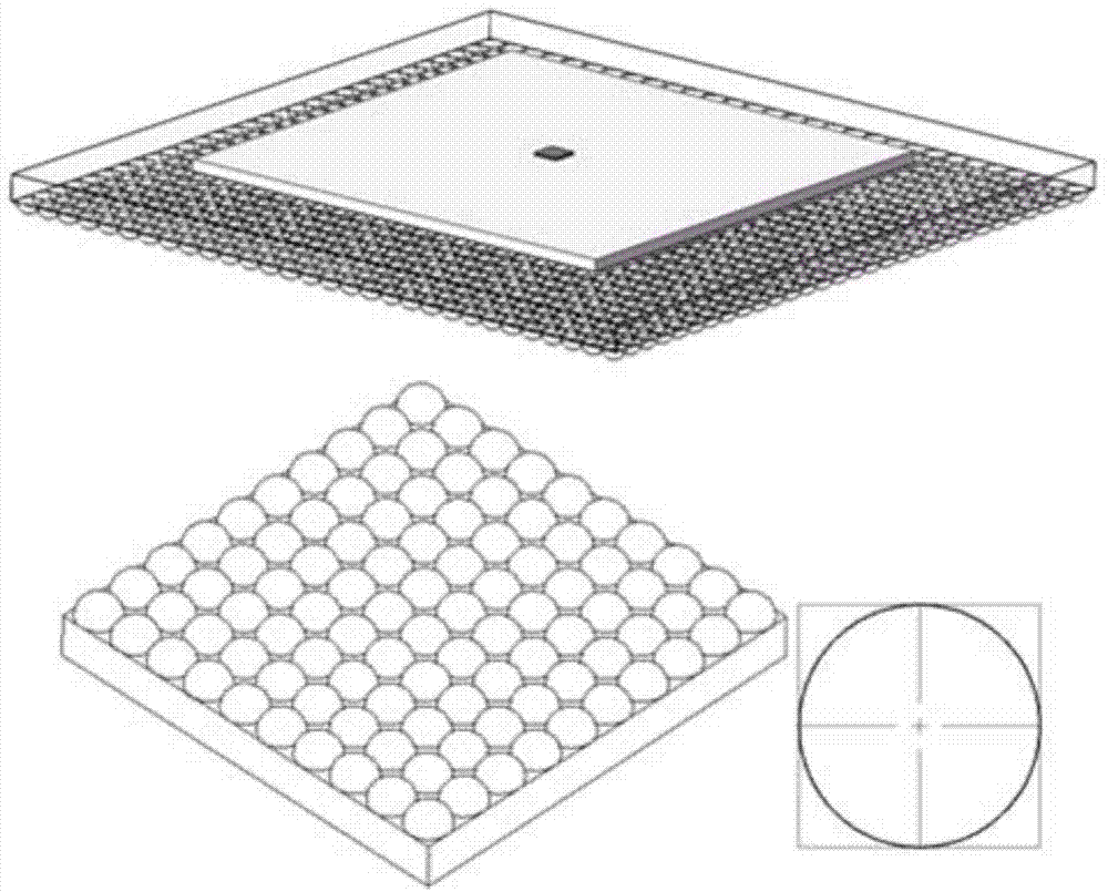 Cooling glass bottom plate of high-concentration photovoltaic power generation module receiver and preparation method of cooling glass bottom plate