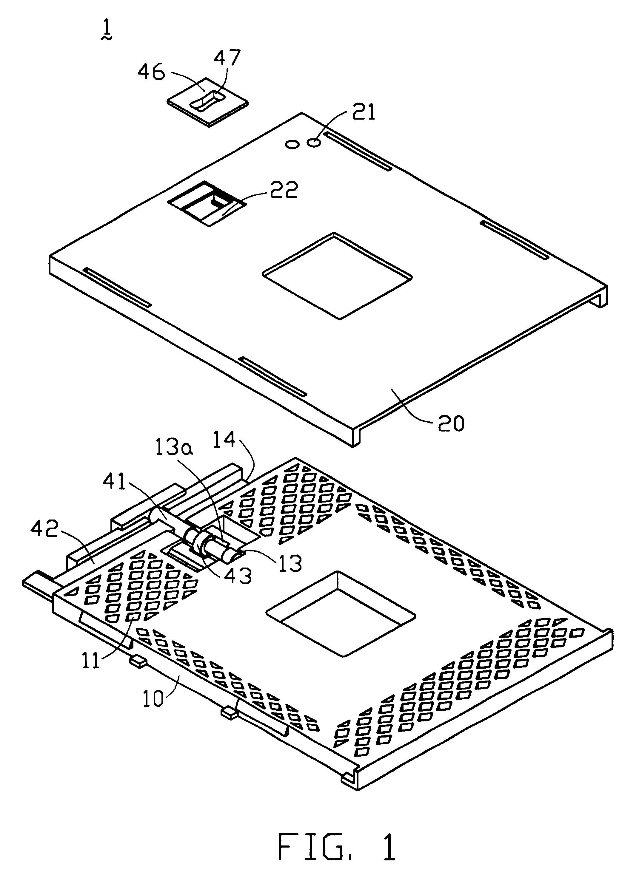 Zero insertion force connector socket with helical driving mechanism