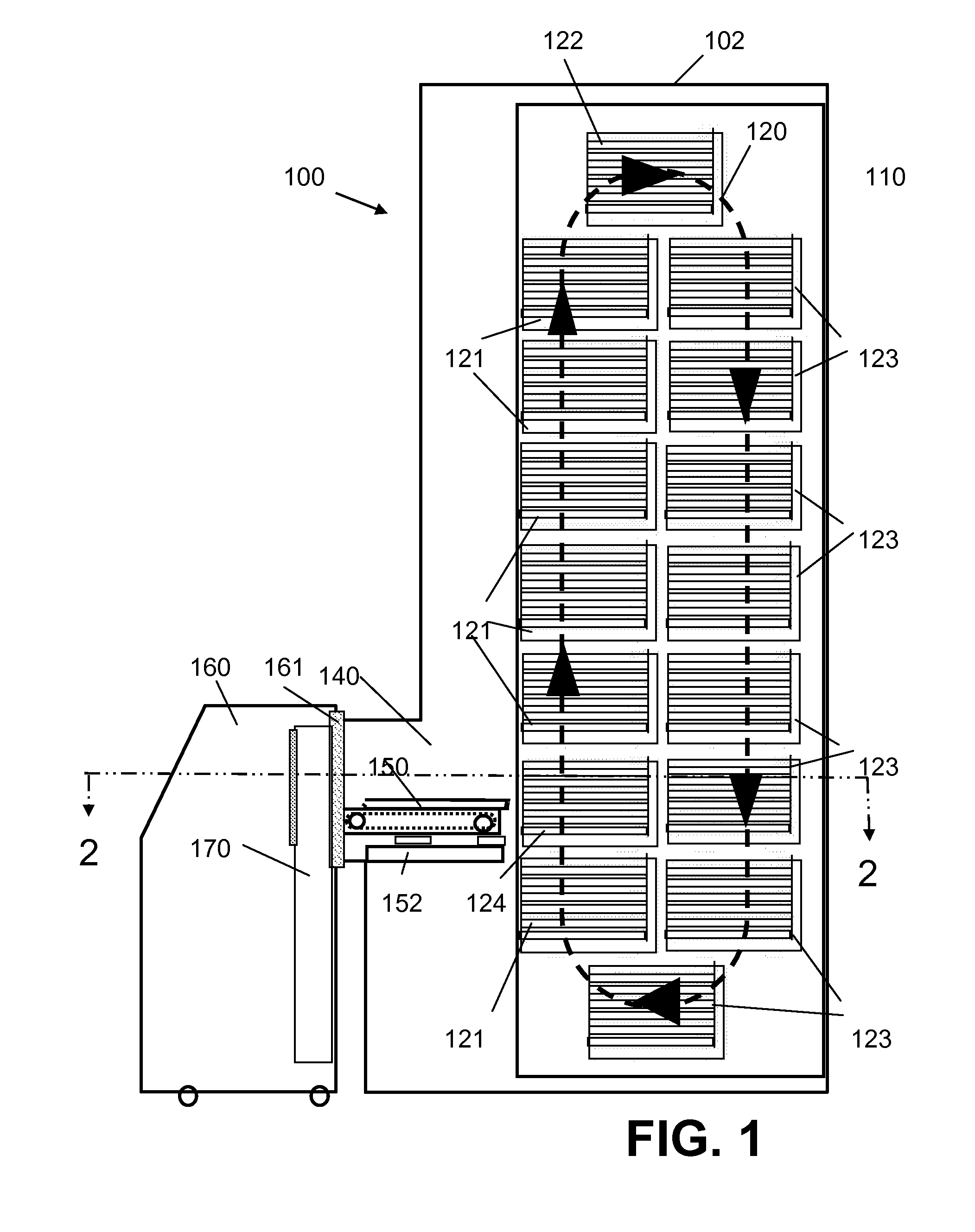 Automated system for storing, retrieving and managing sample