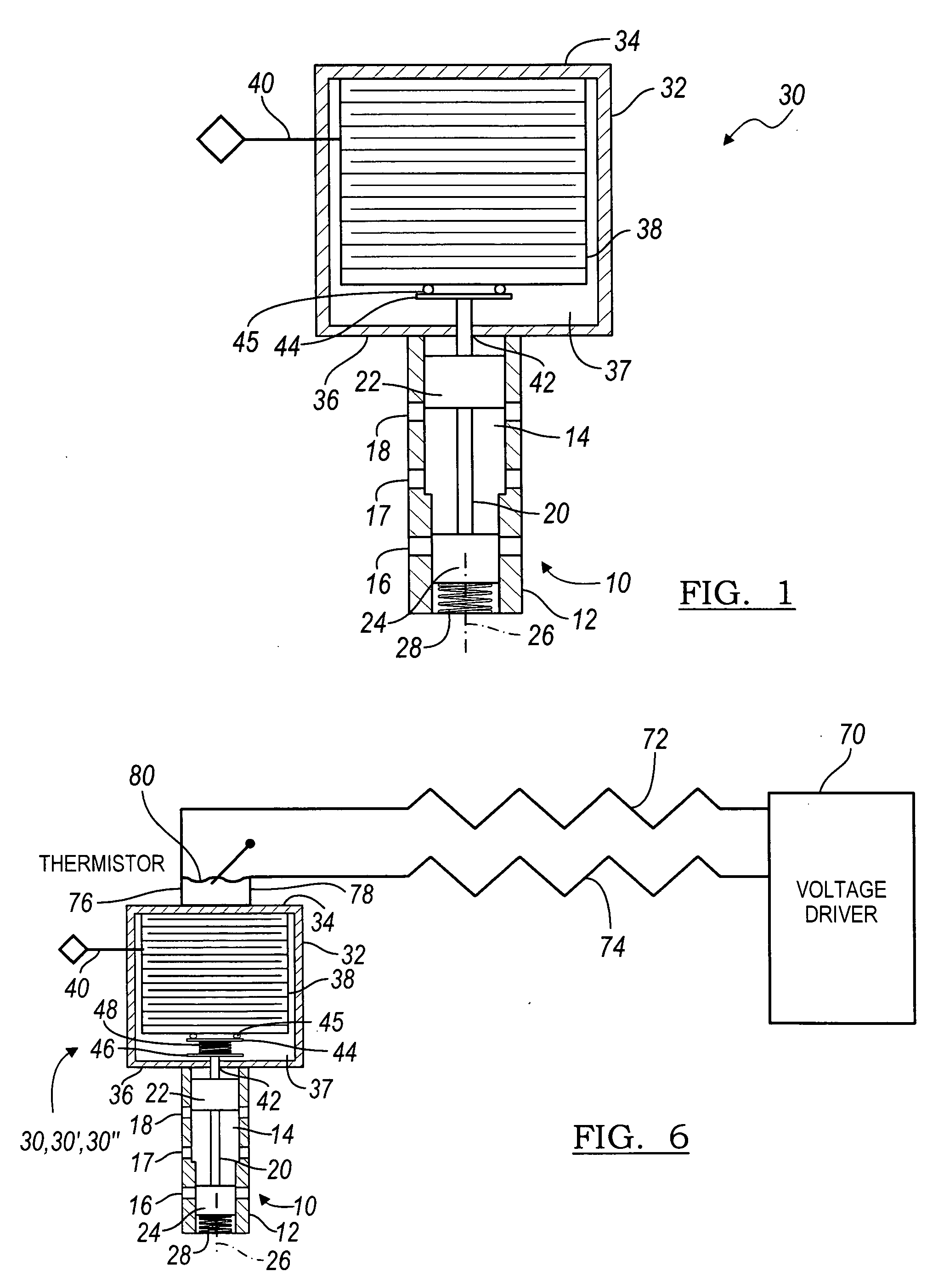 Hydraulic valve actuated by piezoelectric effect