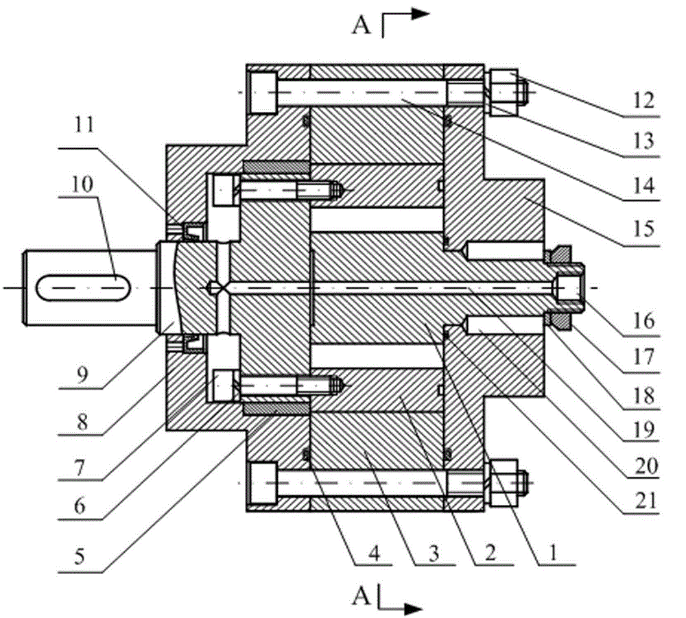 Double-stator swing hydraulic multi-speed motor