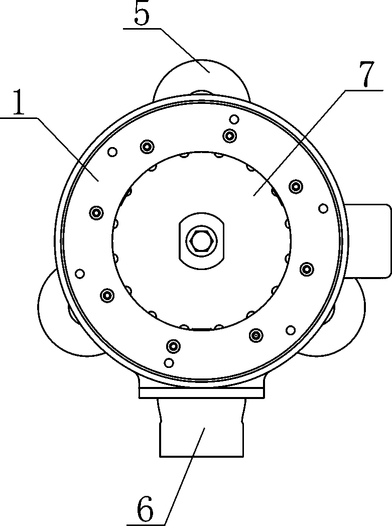 Vertical rubbish crusher