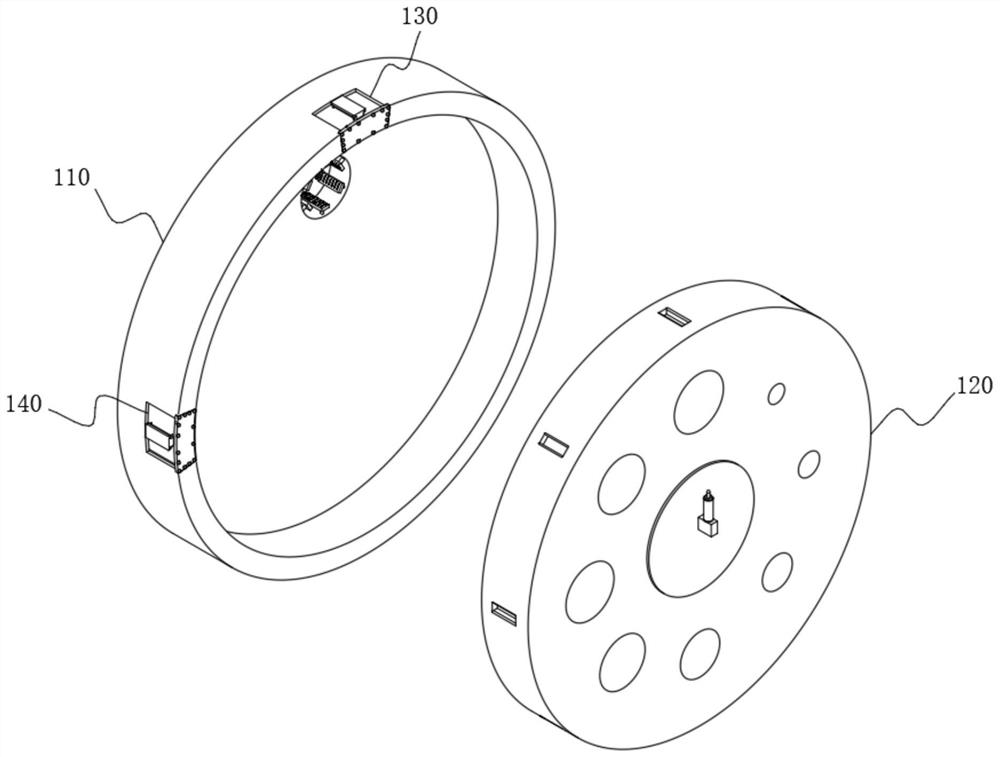 Double-body combined wire drawing die with replaceable die holes and using method thereof