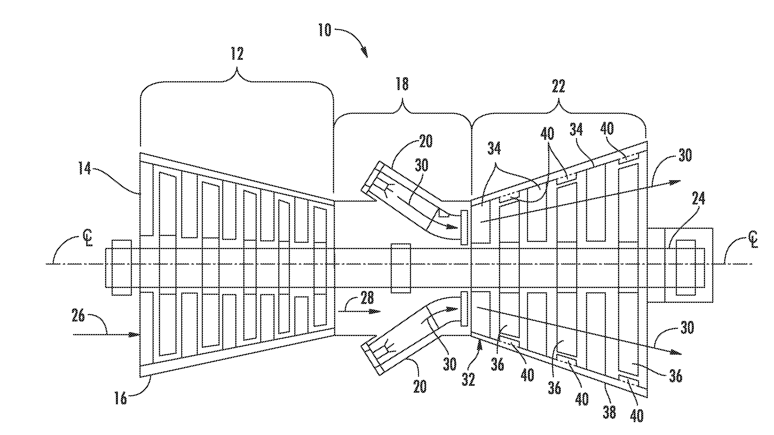 Shroud block segment for a gas turbine