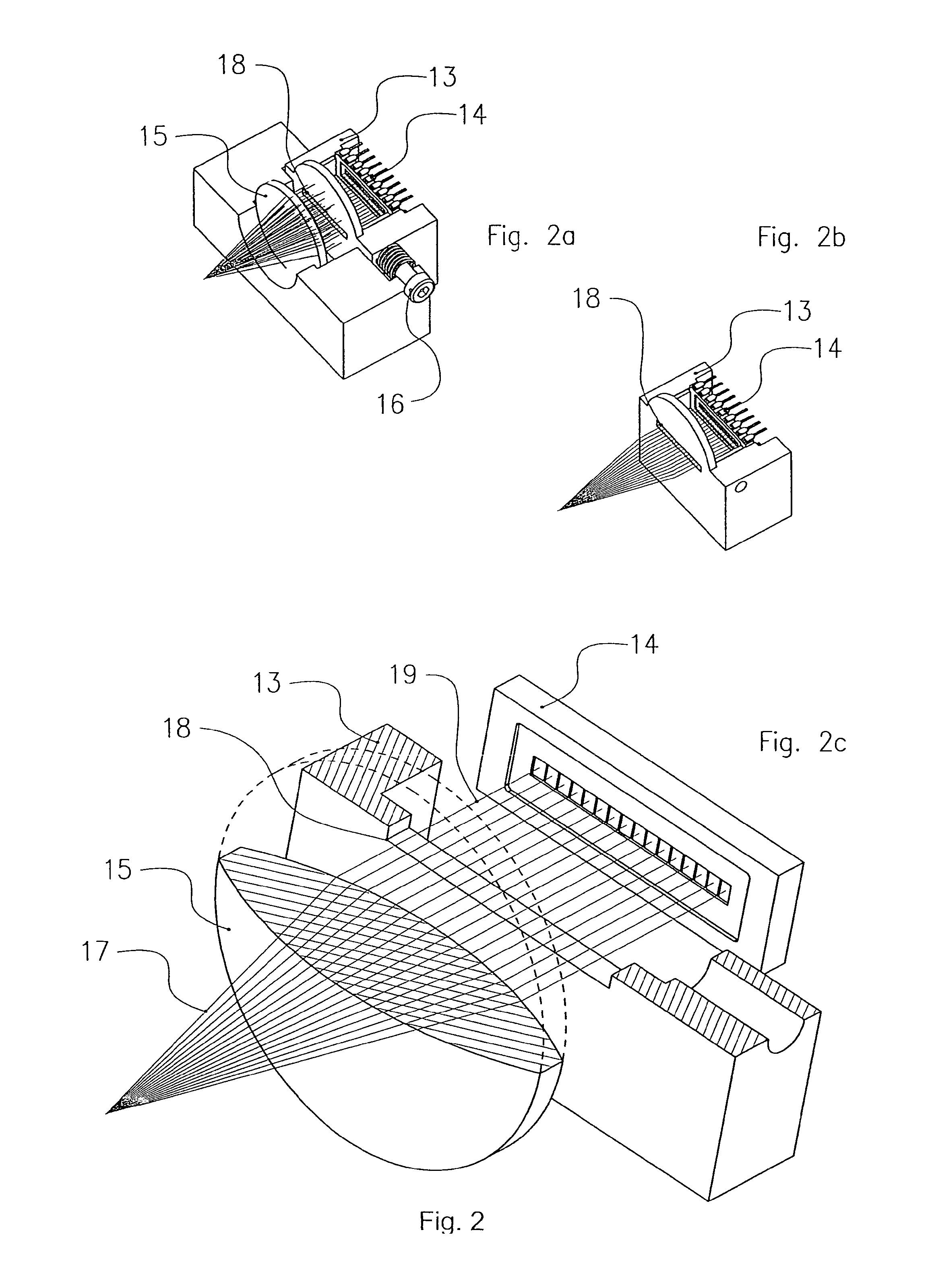 Method and device of compensating scattering light signals generated by light interaction with particles or biological cells moving in fluid currents, such as in flow cytometry