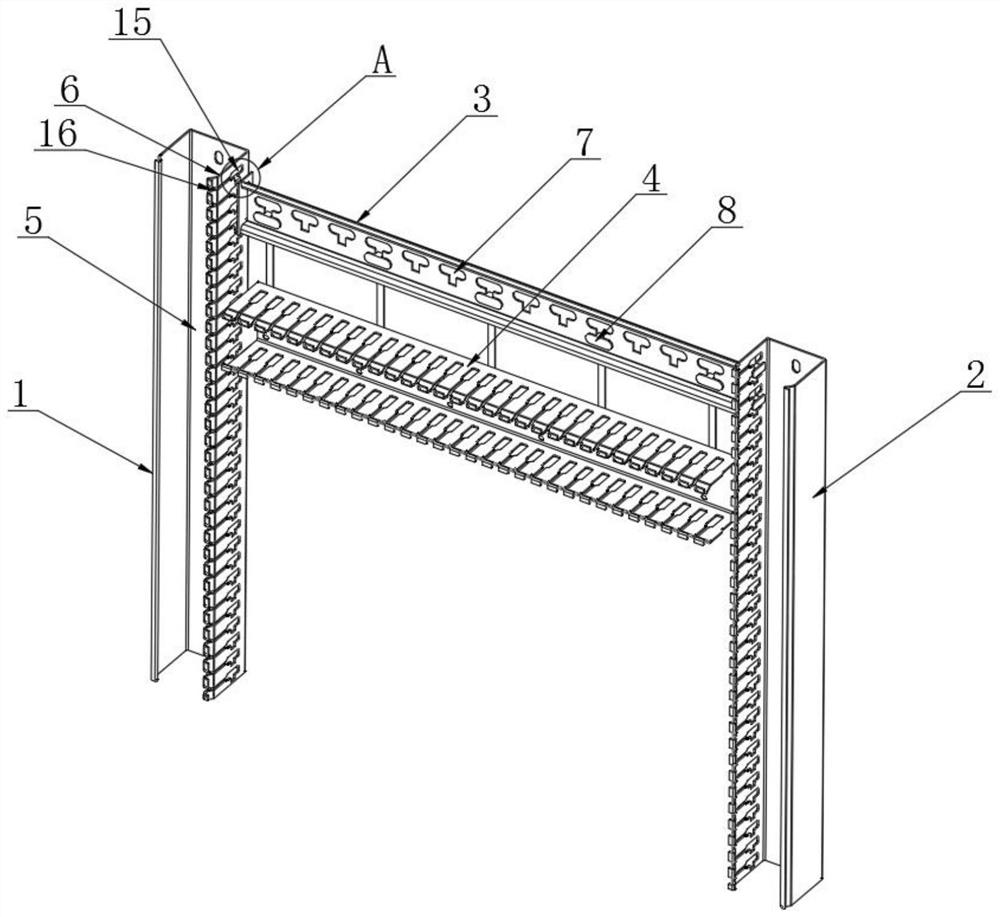 A Quick Installation Structure of Electric Beam