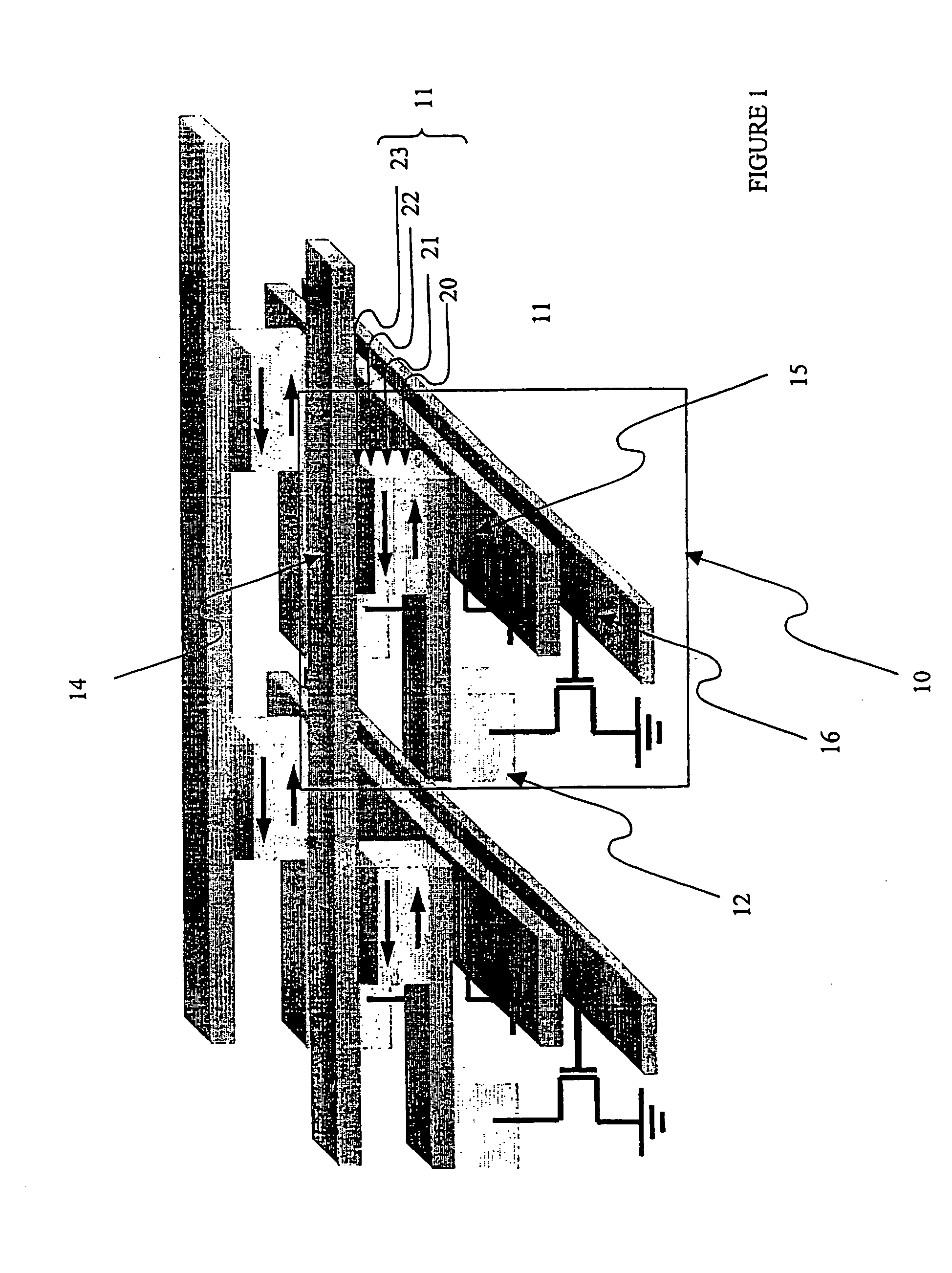 Magnetic memory with spin-polarized current writing, using amorphous ferromagnetic alloys, writing method for same