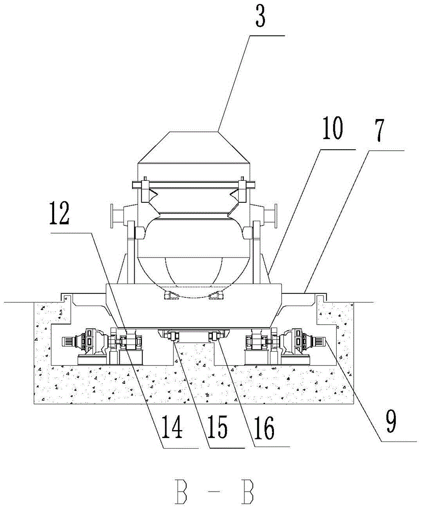 Method and system for realizing one-ladle-system rotation and production buffer of hot metal ladles