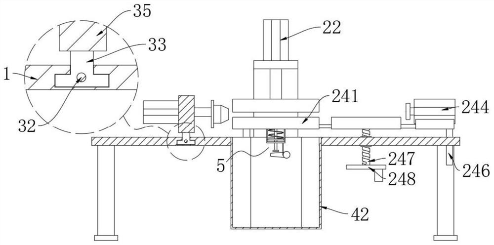 Pipe end expanding and forming device