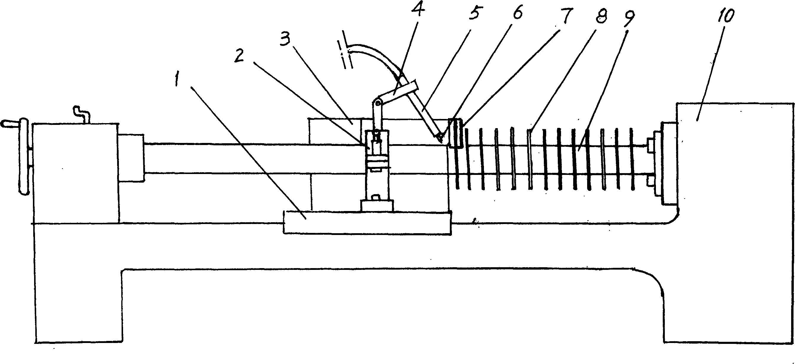 Welding method for heat radiating fin of heat exchanger and equipment thereof