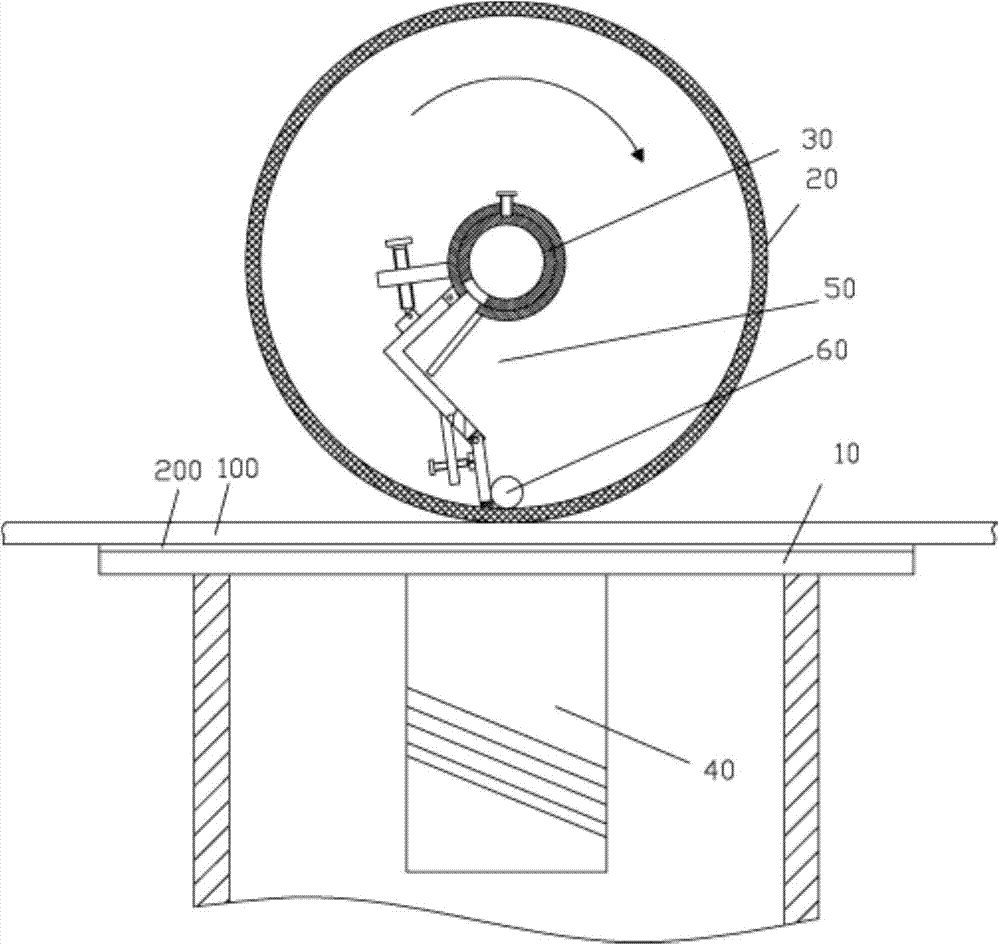 Circular screen printer adjusting mechanism adopting magnetic bar printing mechanism