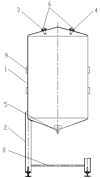 Acid-base tank