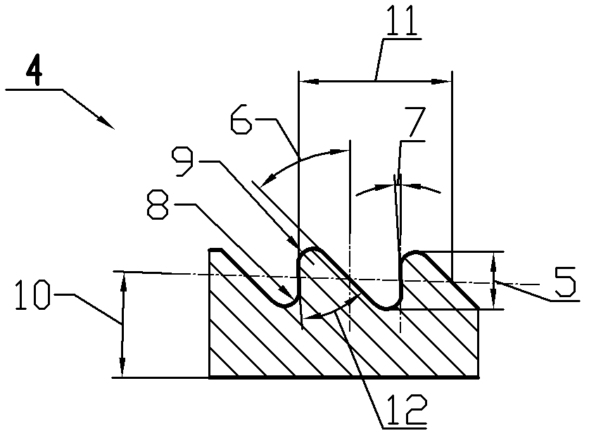 Special round threaded joint of oil casing