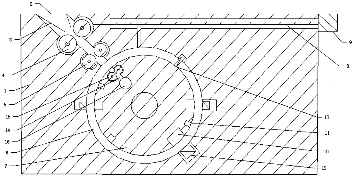 Automatic recovery device of medical waste infusion apparatus