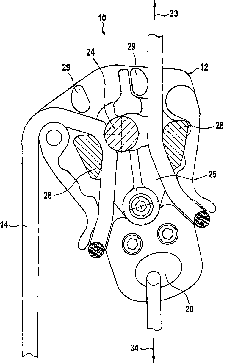 Abseiling device