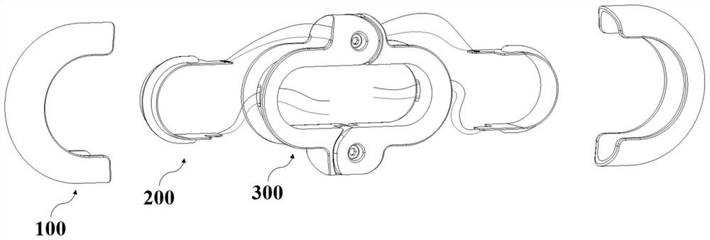 Chain ring, chain type lamp, and assembly method and application of chain type lamp