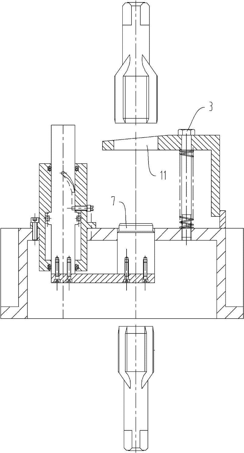 Double-headed tapping clamp