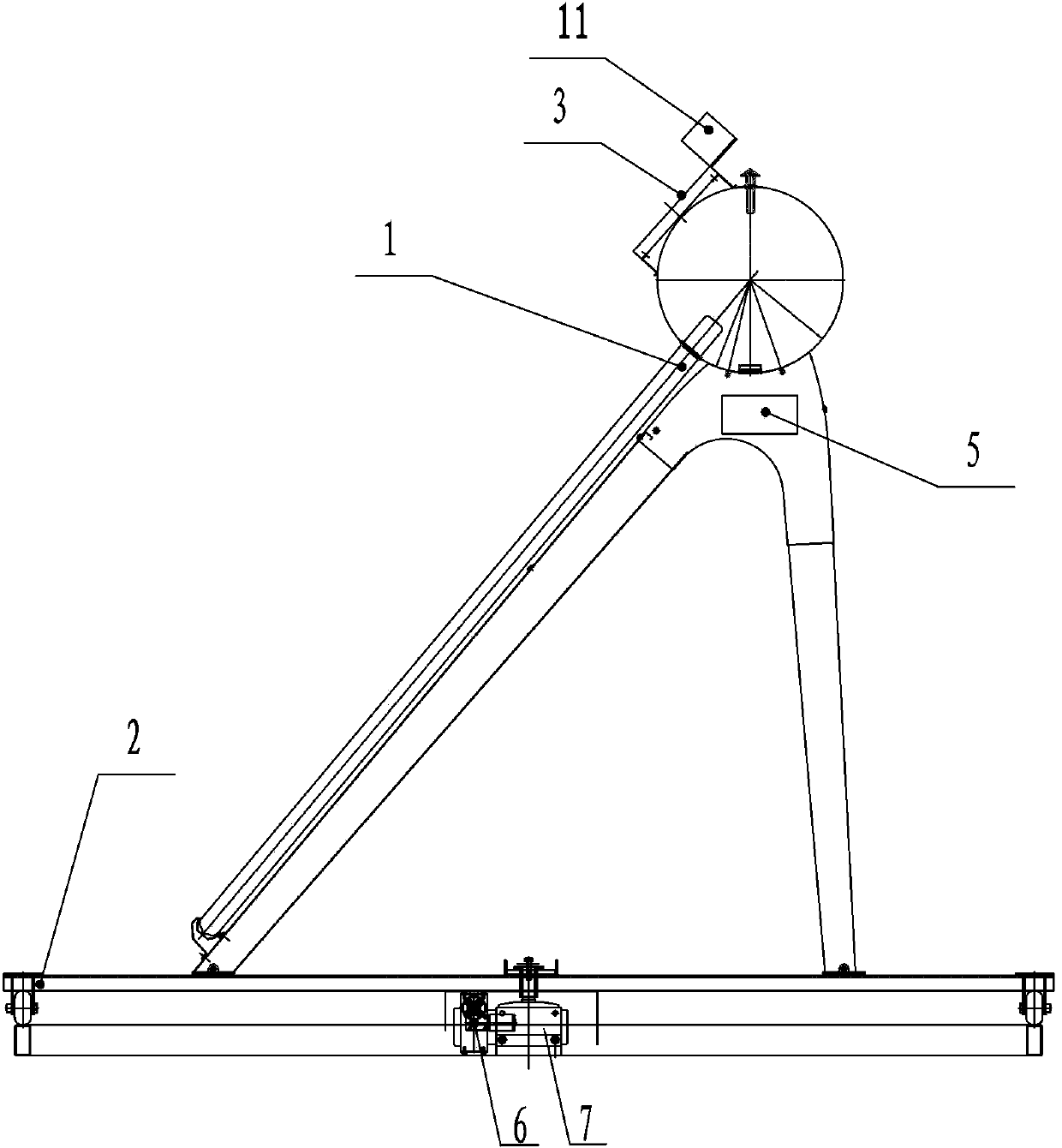 Auto-rotation apricus solar water heater