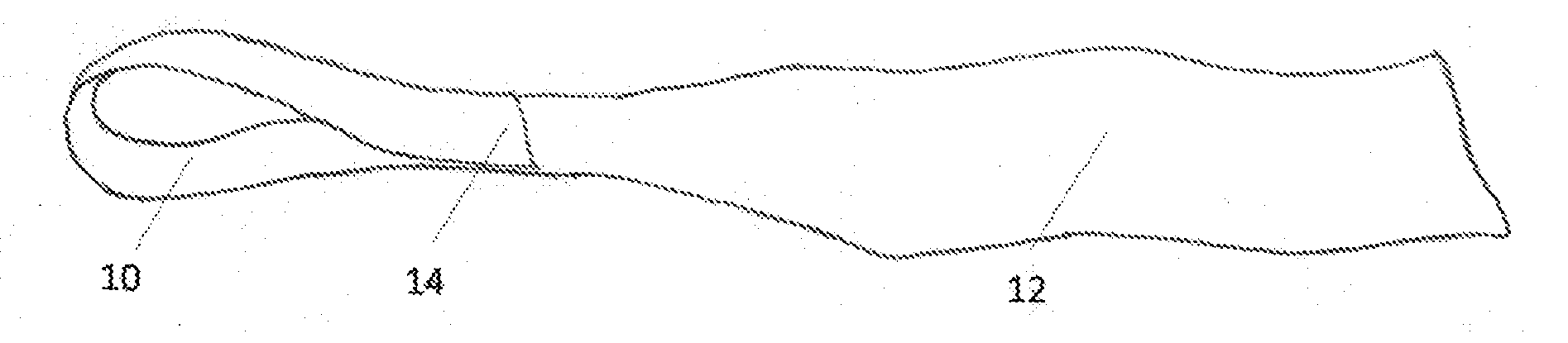 Exercise device including an inelastic sling strap