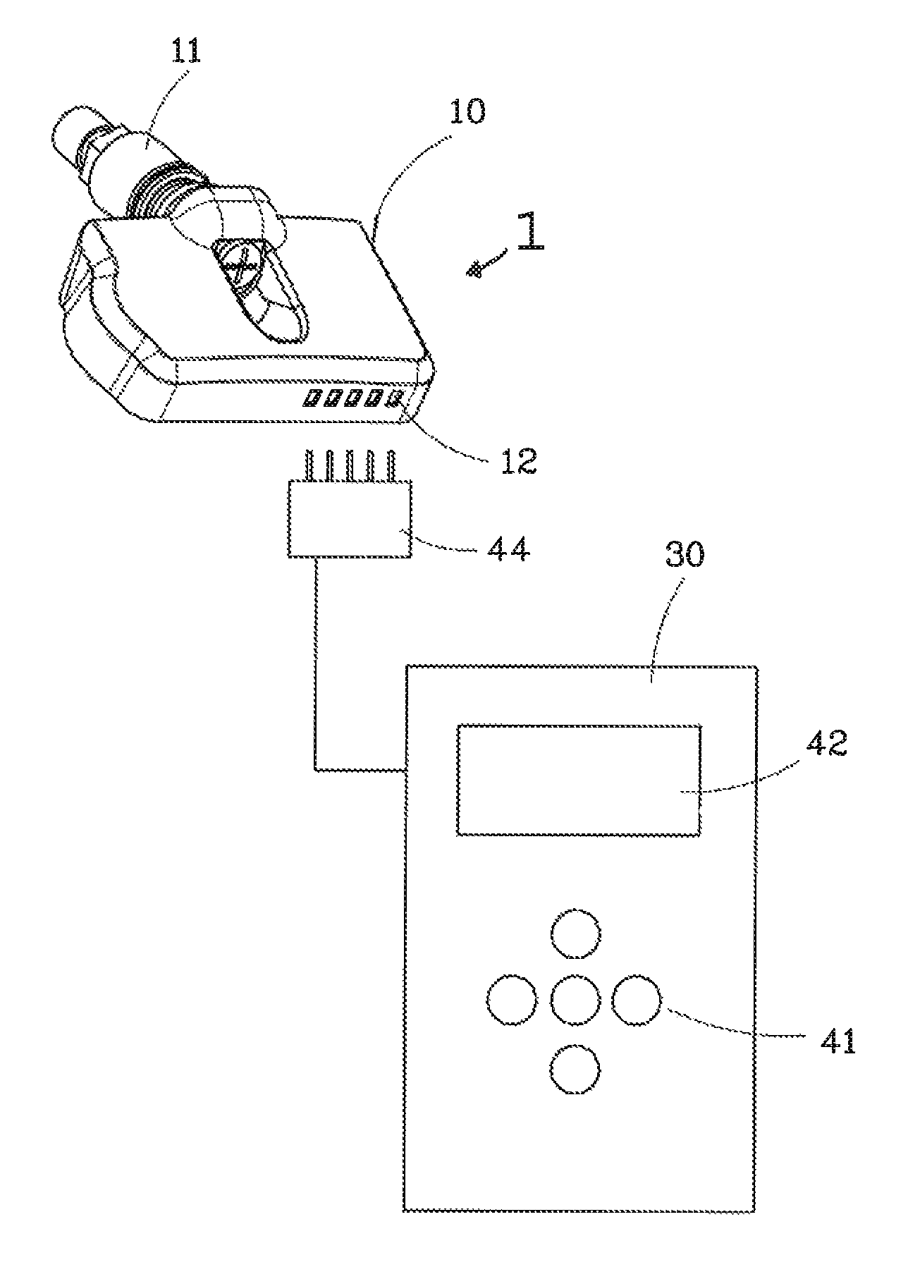 Blank tire pressure monitoring device and its setup method