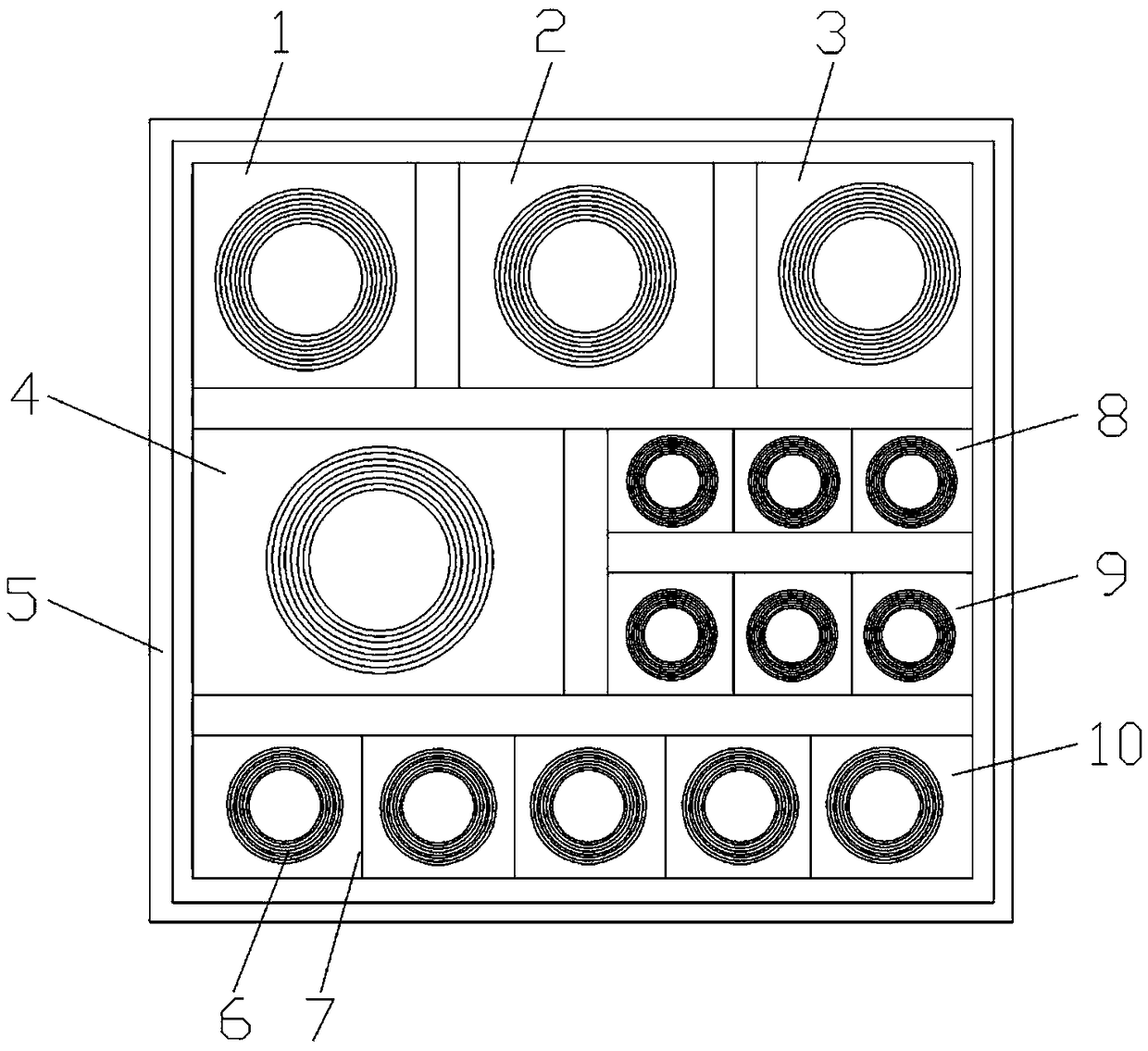 Sealing device applied to hydraulic tubes and provided with self-luminescent function