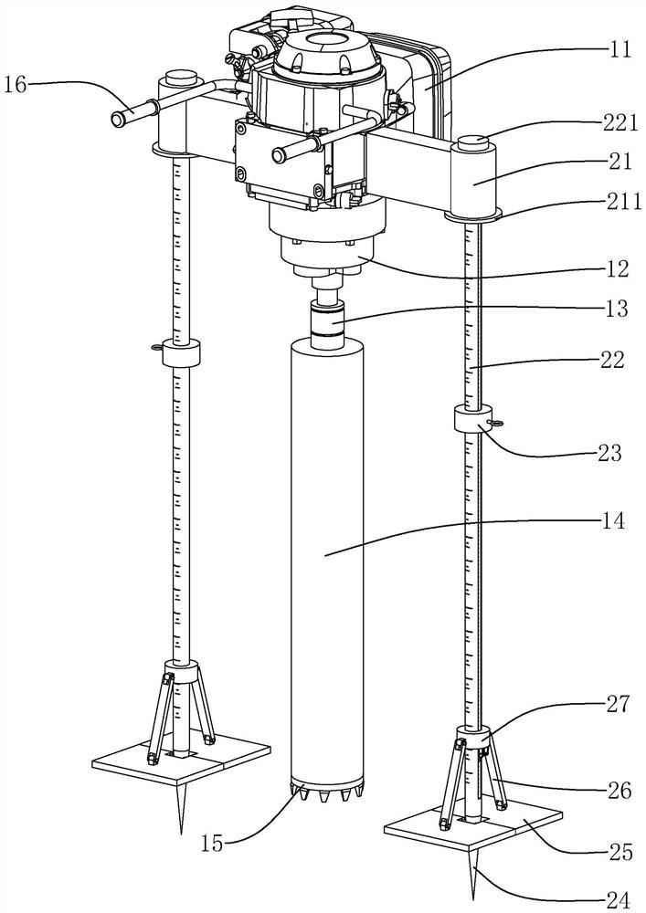 Survey equipment and survey method for geological survey