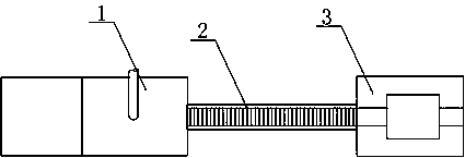 Extrusion molding machine for heat-insulating inner casement window aluminum