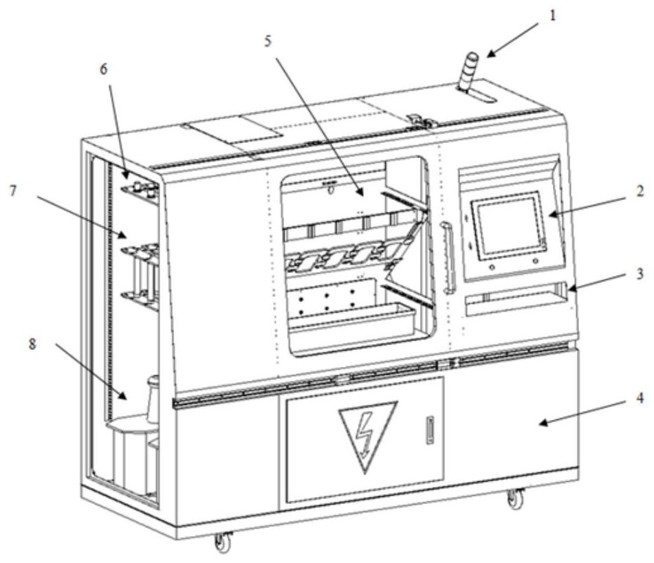 Test equipment and test method for tracking resistance and electrical erosion resistance