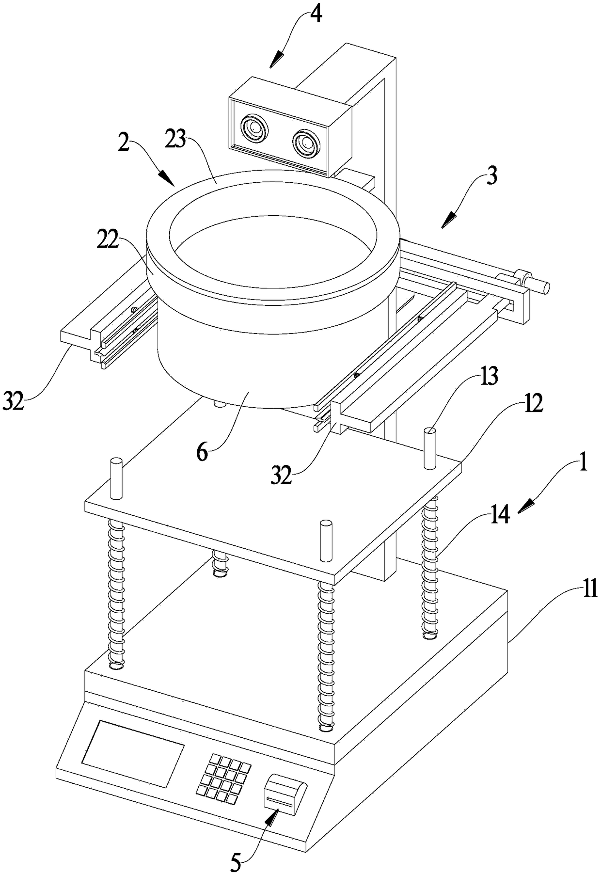 Self-weighing device
