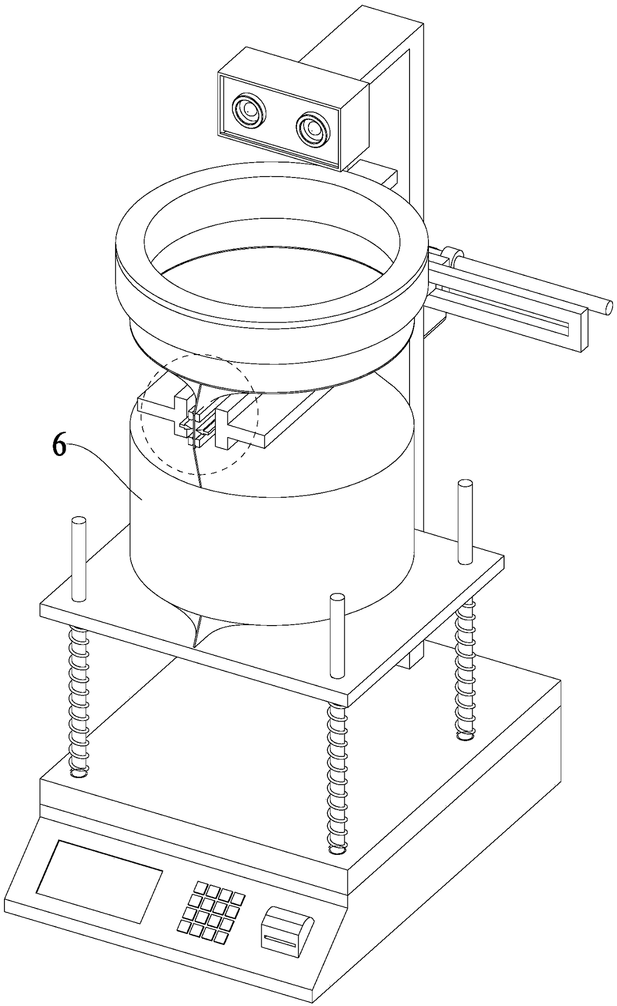 Self-weighing device