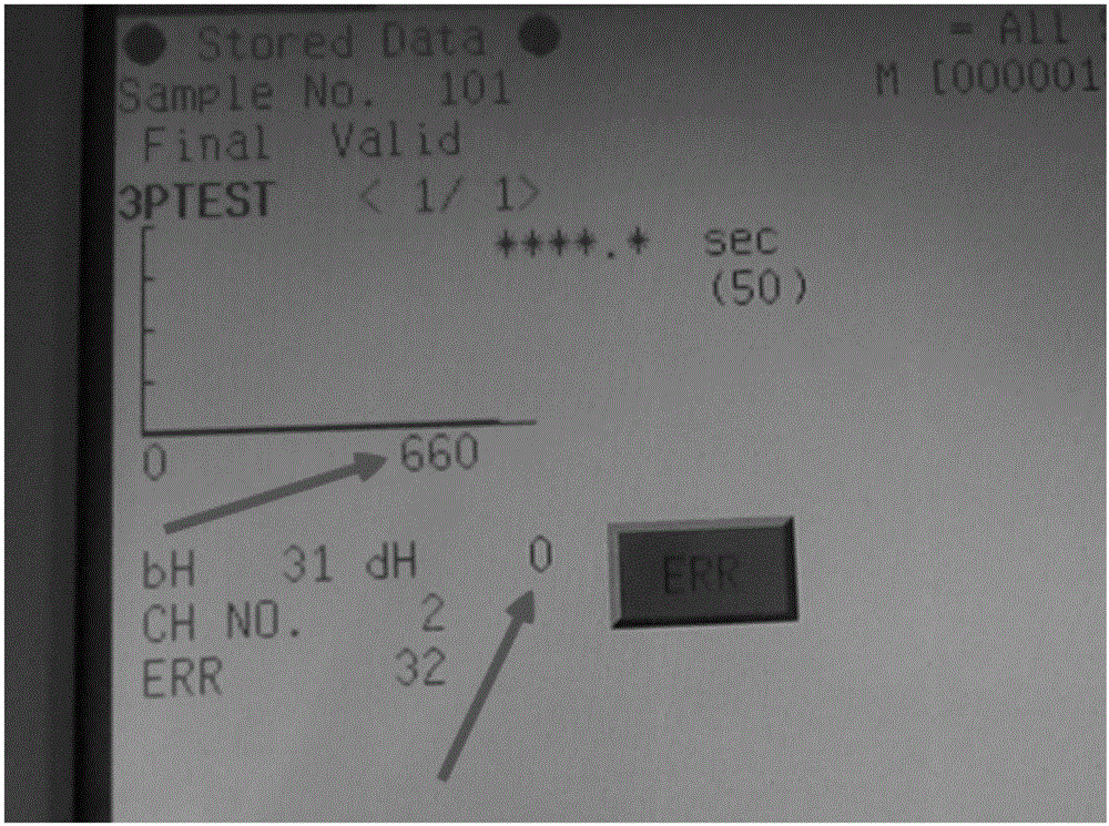 Detection method for protamine sulfate paracoagulation experiment