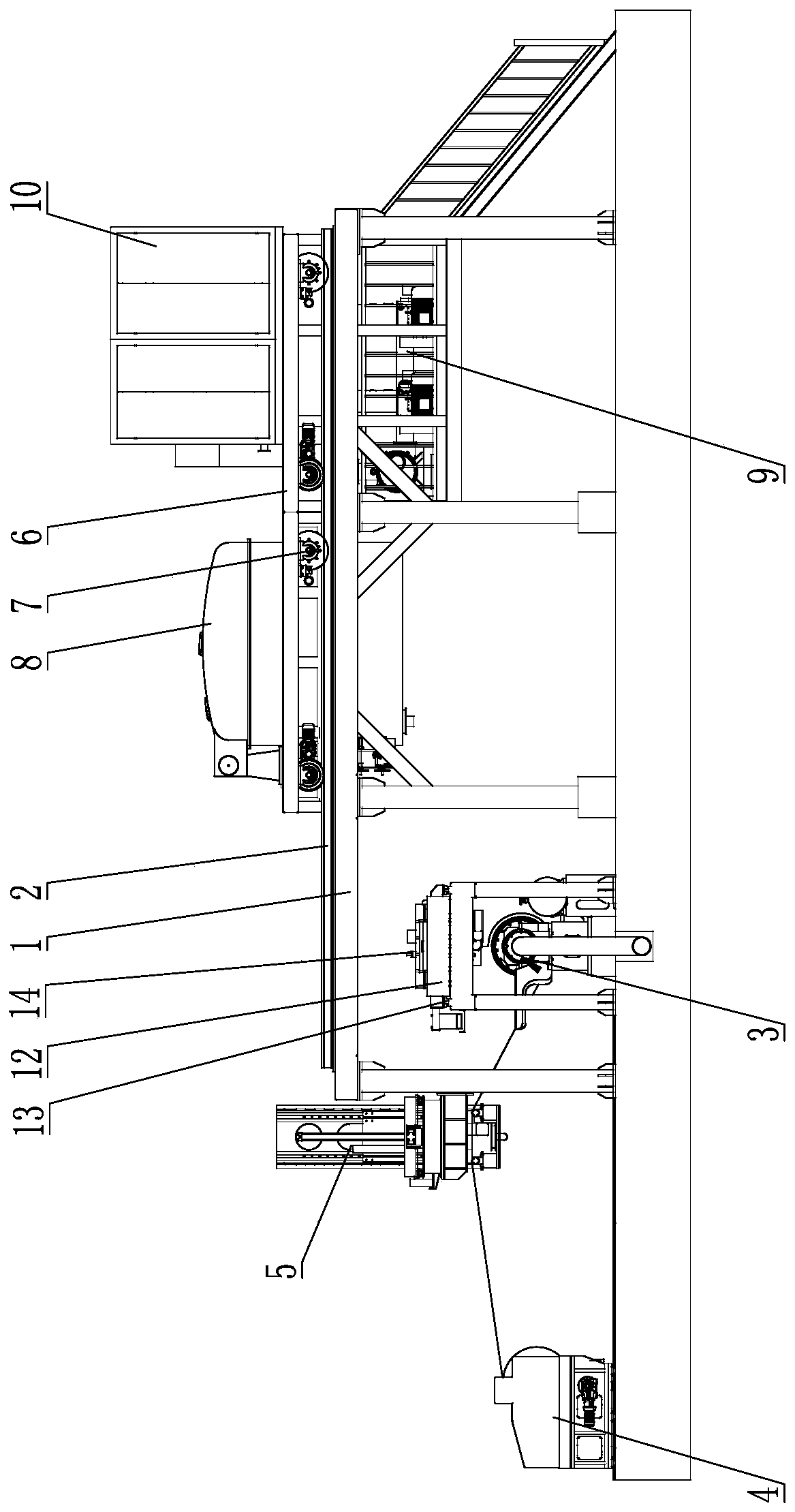 Large-capacity nanocrystalline thin strip production system