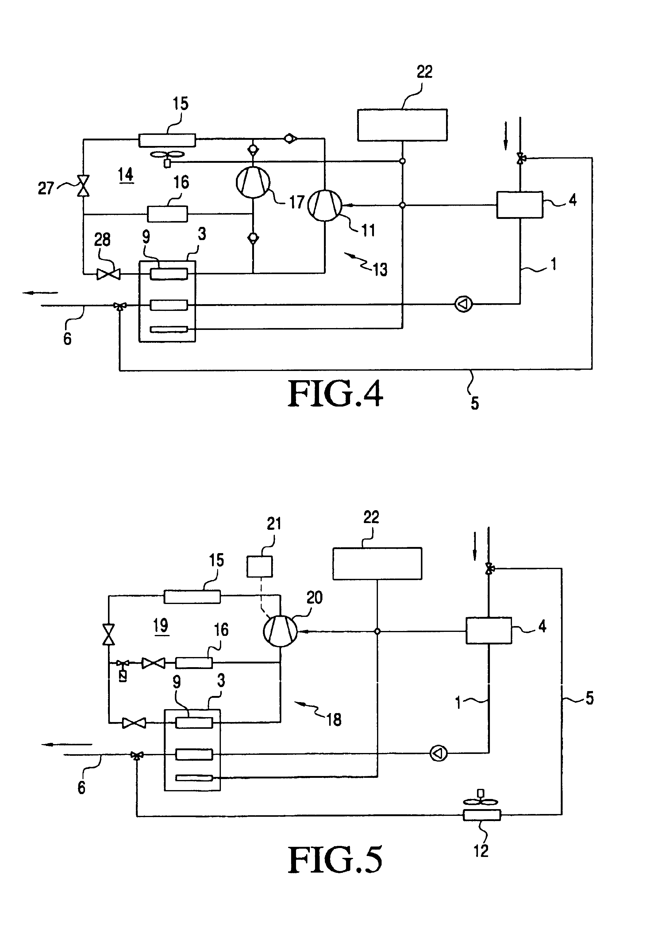 System with an internal combustion engine, a fuel cell and a climate control unit for heating and/or cooling the interior of a motor vehicle and process for the operation thereof