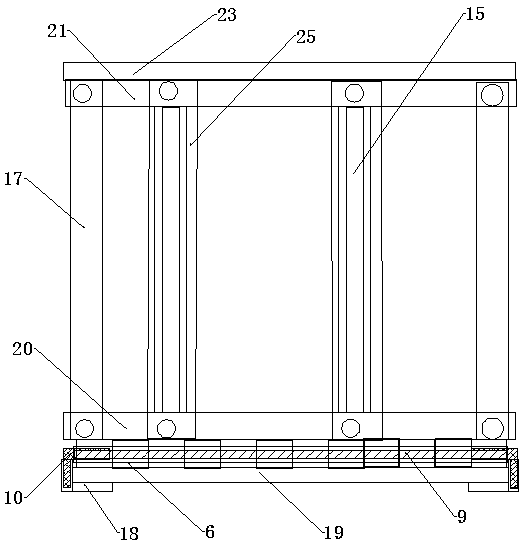 Electric power metering box convenient to assemble