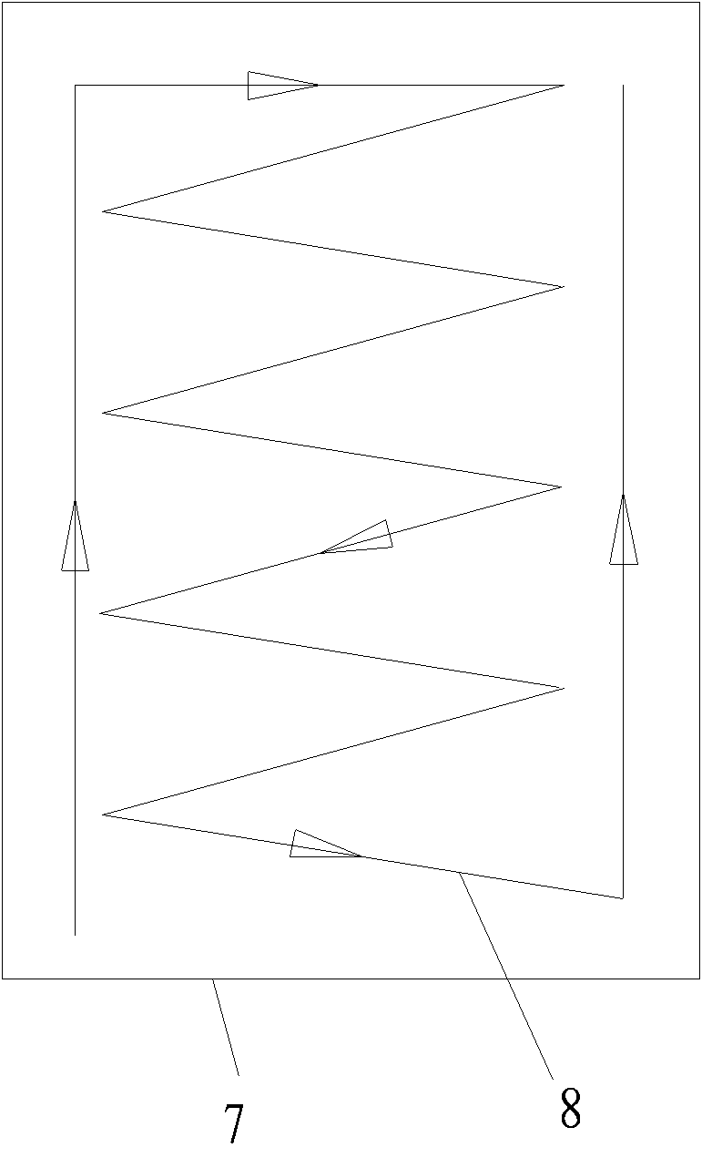 Control system and control method of movement of glass cleaning robot at right angle area