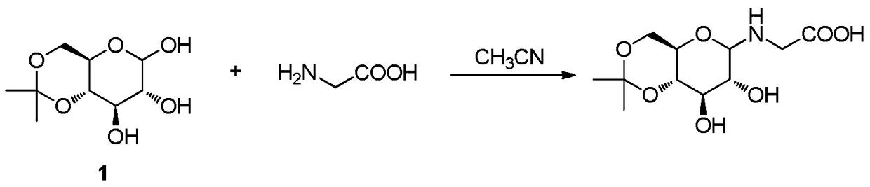 Sugar amine organic steel rust inhibitor and preparation method thereof