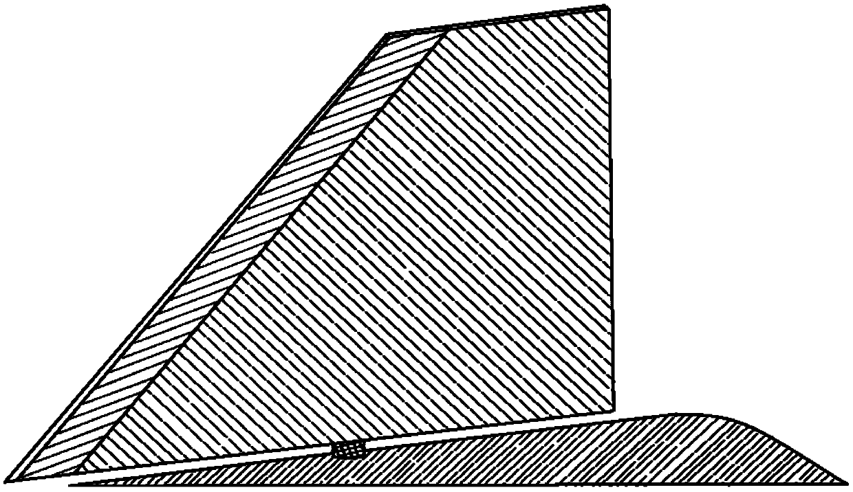 A heat-proof structure of a hypersonic vehicle dredging rudder shaft