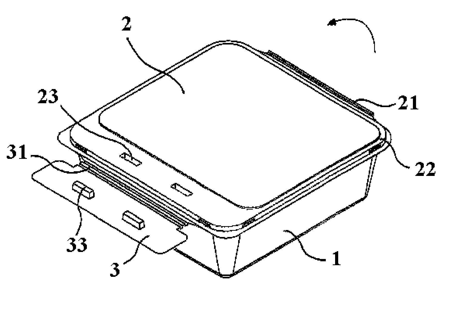 Structure for Tamper-Resistance Container
