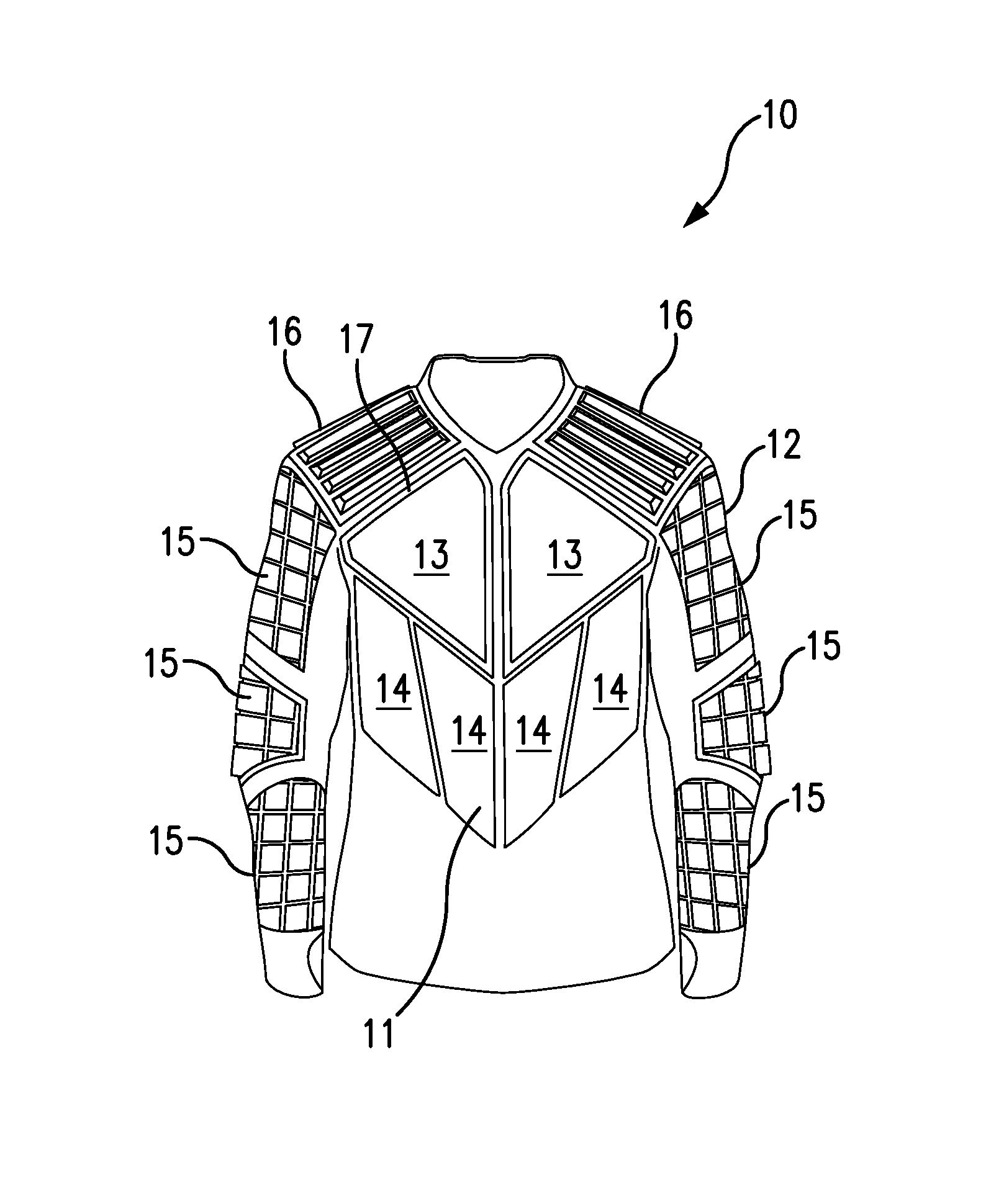Protective athletic garment and method