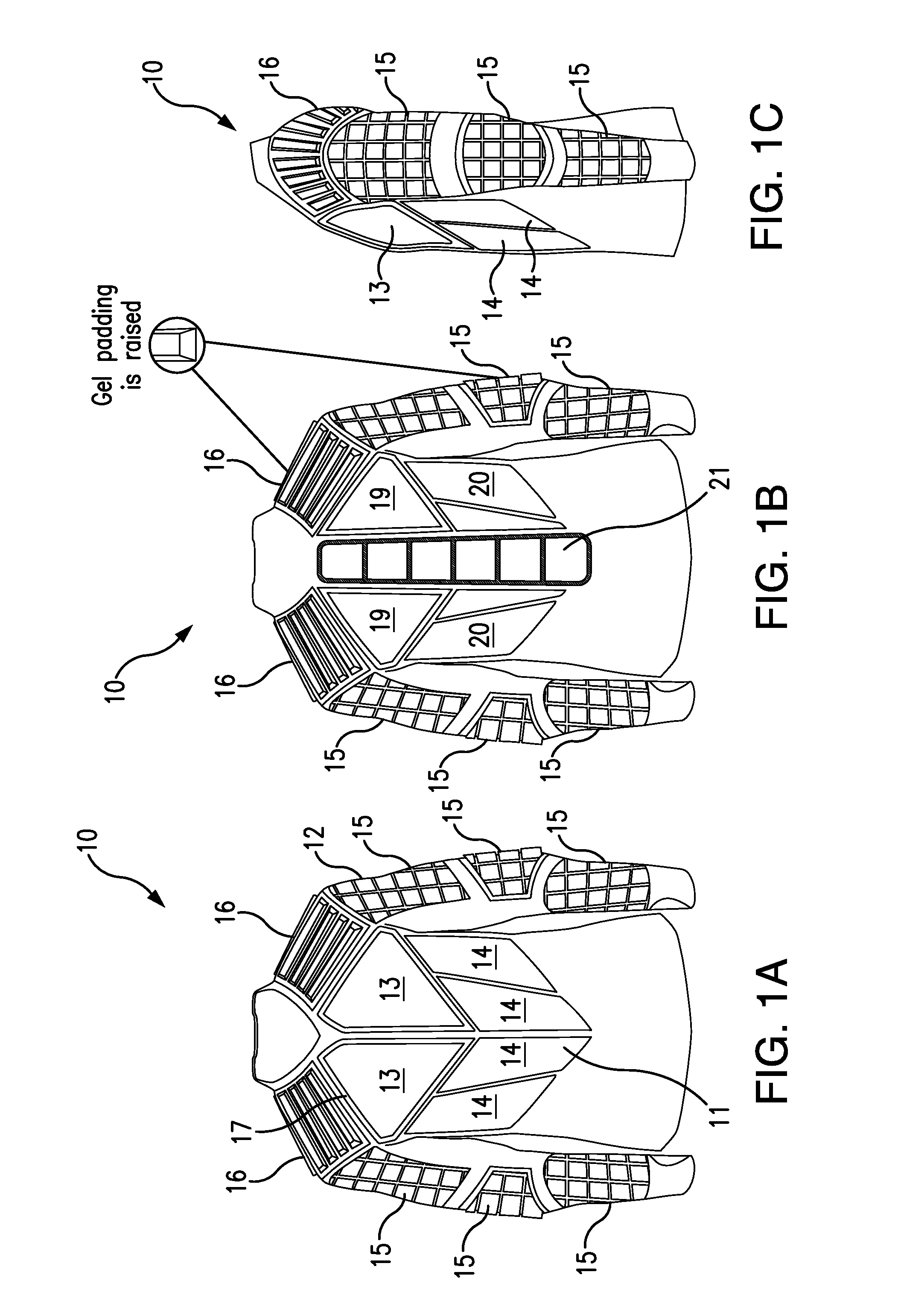 Protective athletic garment and method