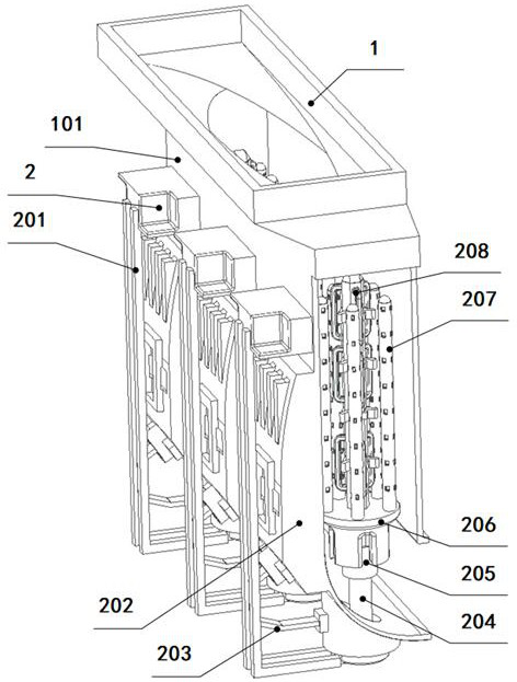 A super-atomized dissolved air flotation device