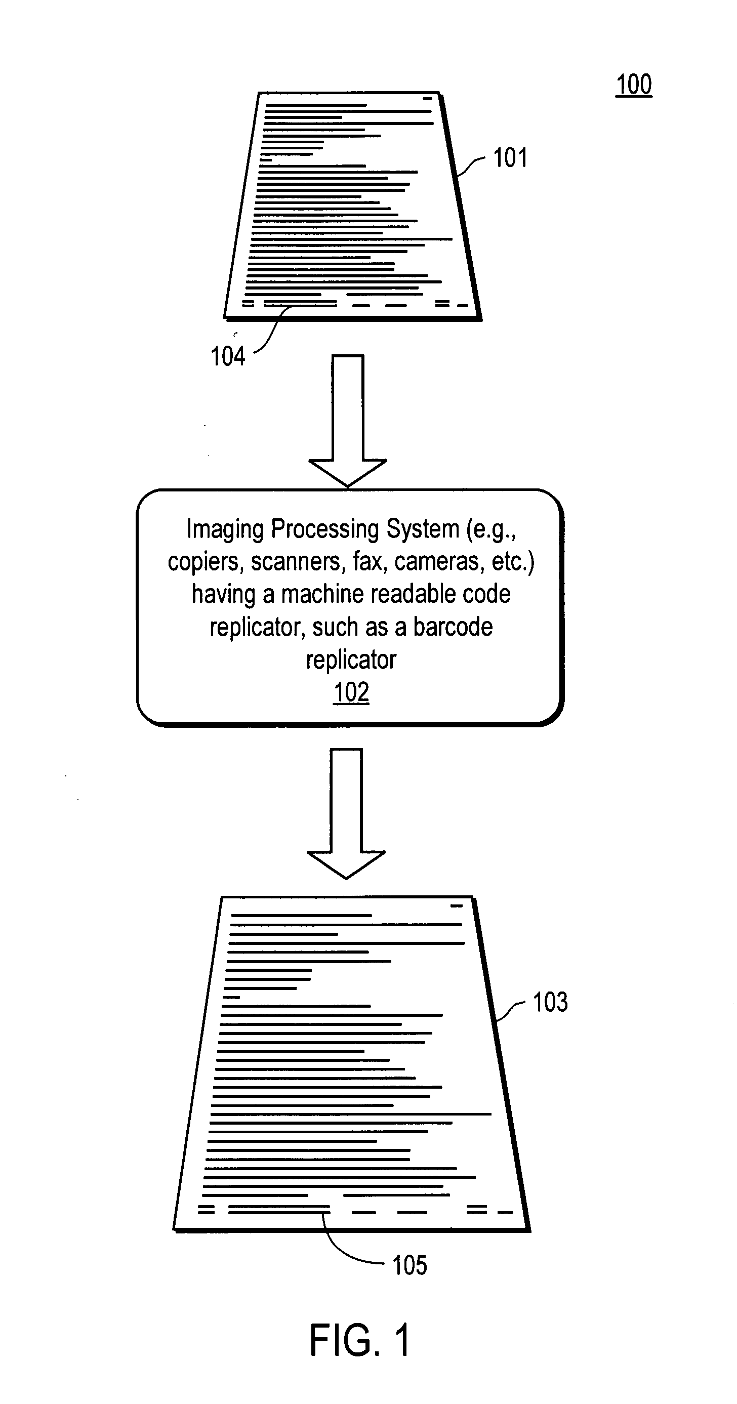 Automatic cleanup of machine readable codes during image processing