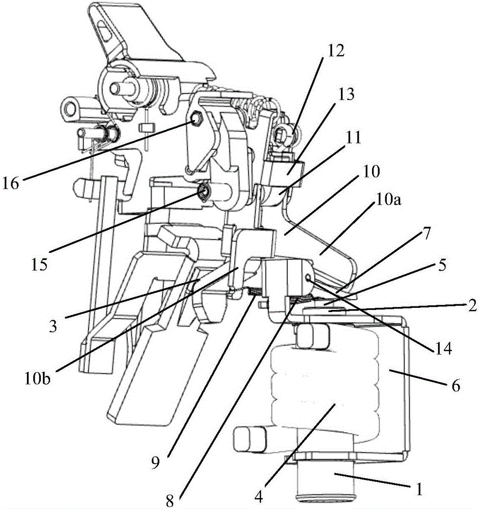 Short-time-delay release mechanism of selective protection miniature circuit breaker