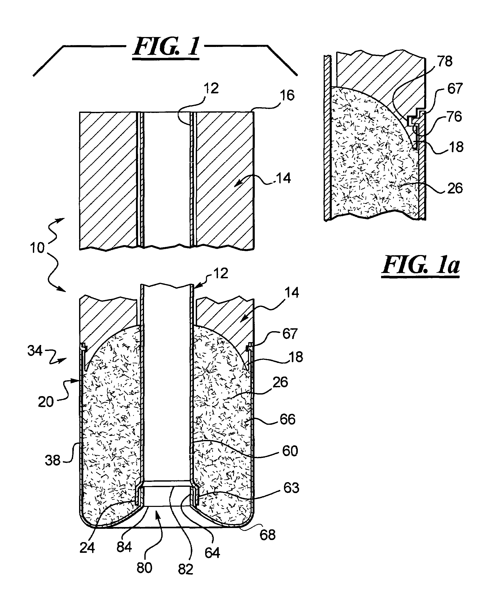 Hemostatic device including a capsule