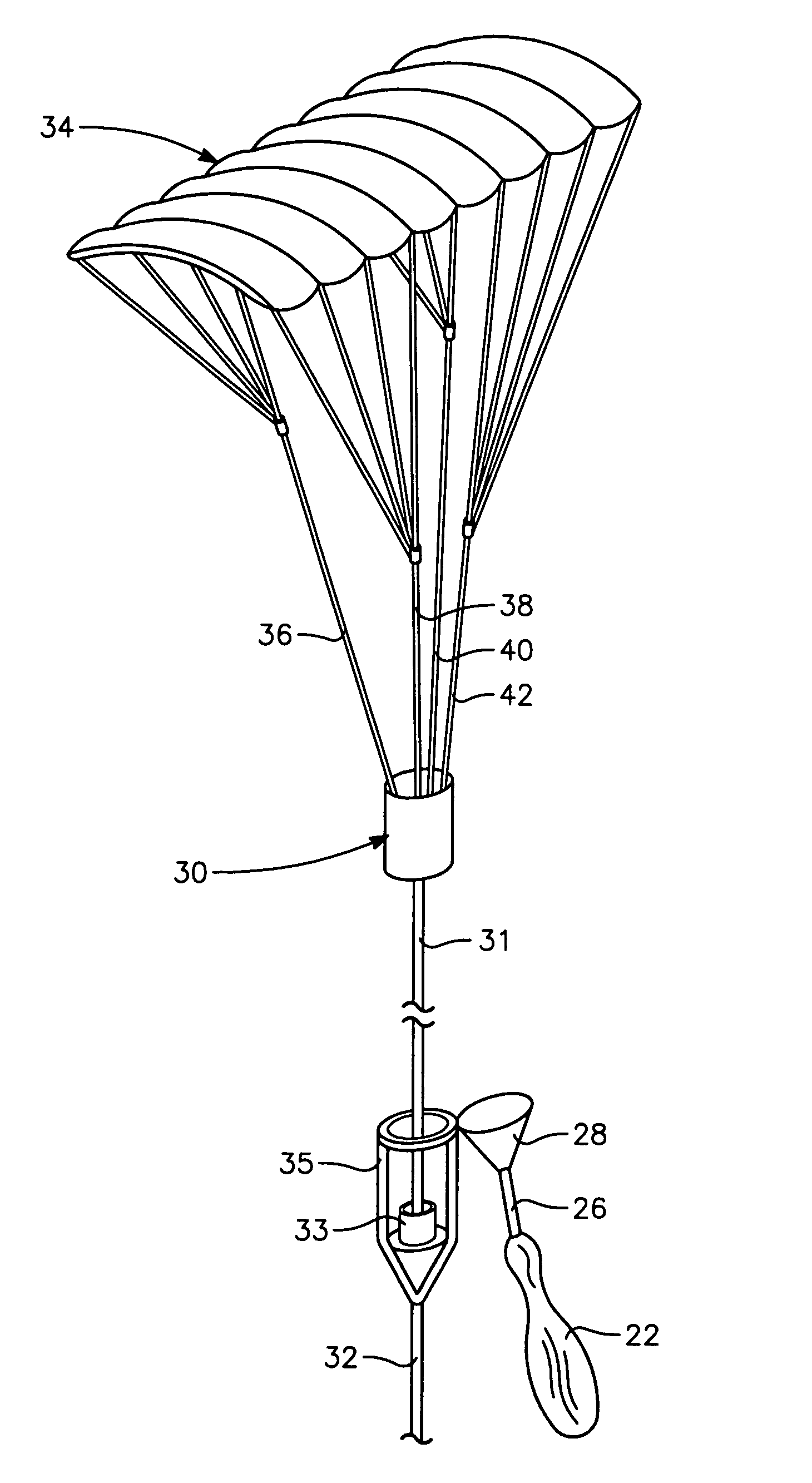 Autonomously controlled GPS-guided parafoil recovery apparatus