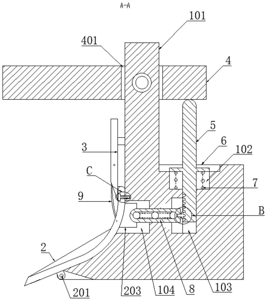 Rotary tillage soil turning plough