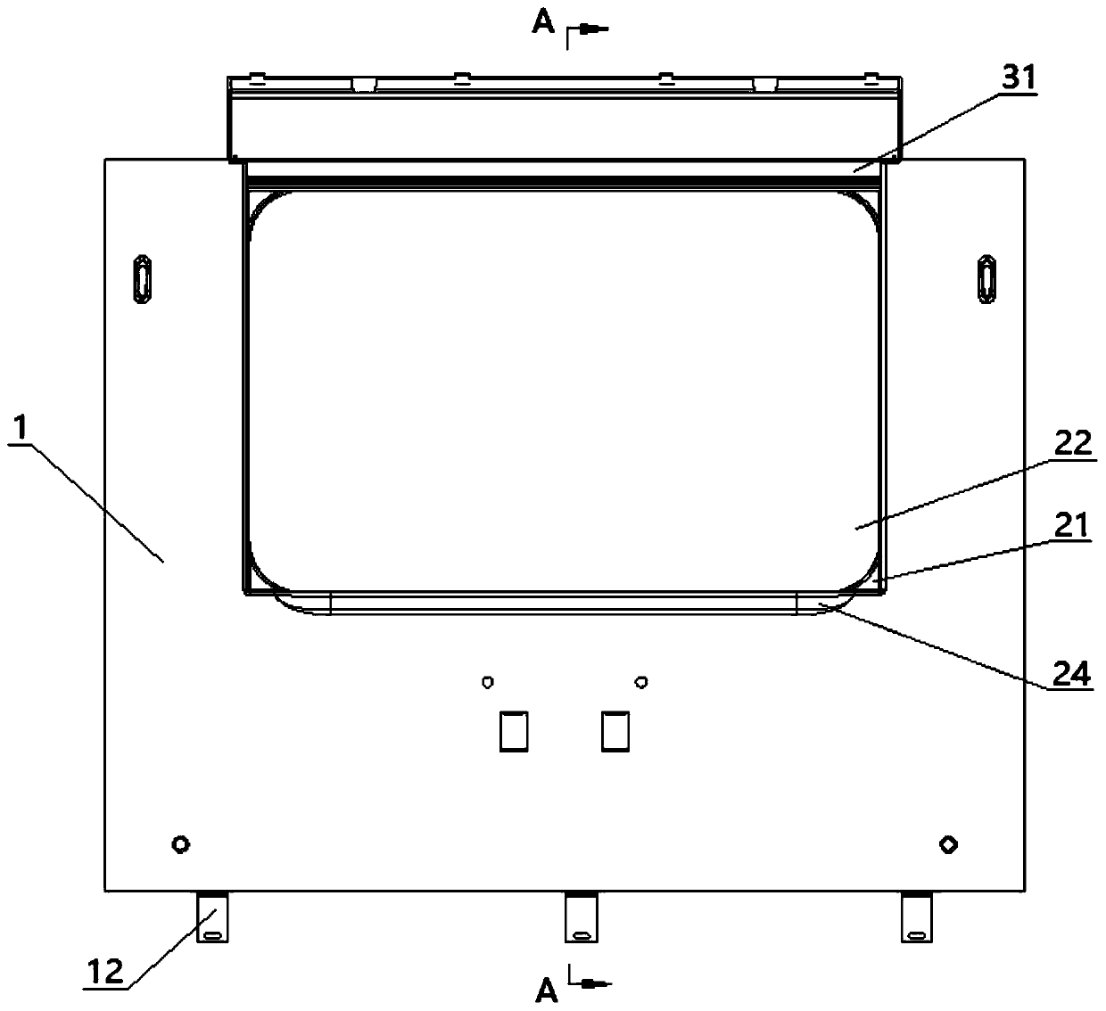 Motor train unit carriage wallboard assembly