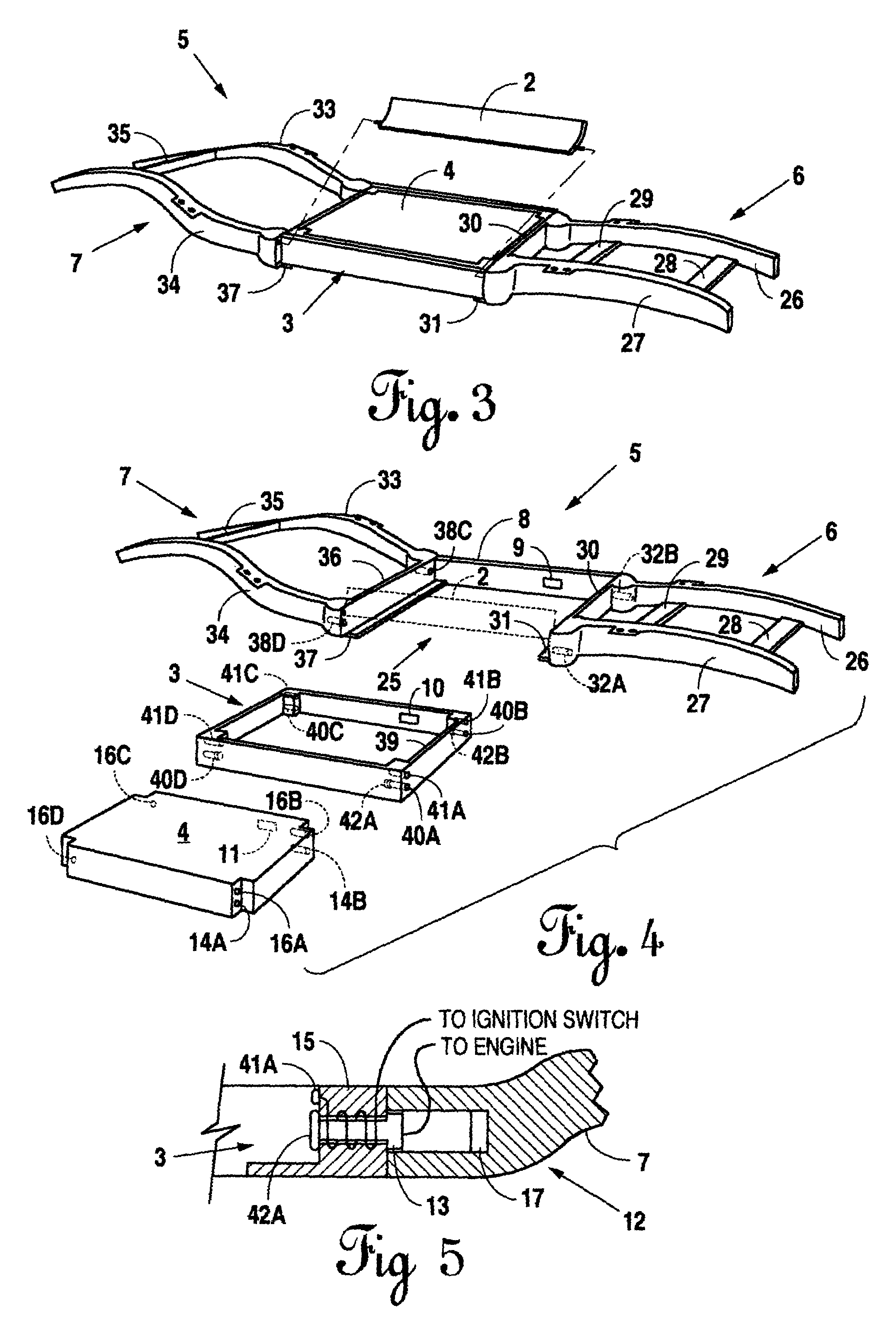 Electric vehicle chassis with removable battery module and a method for battery module replacement