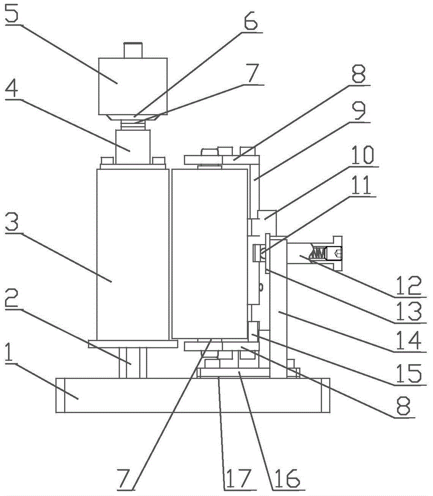 Hydrargyrum vertical type conductive seat