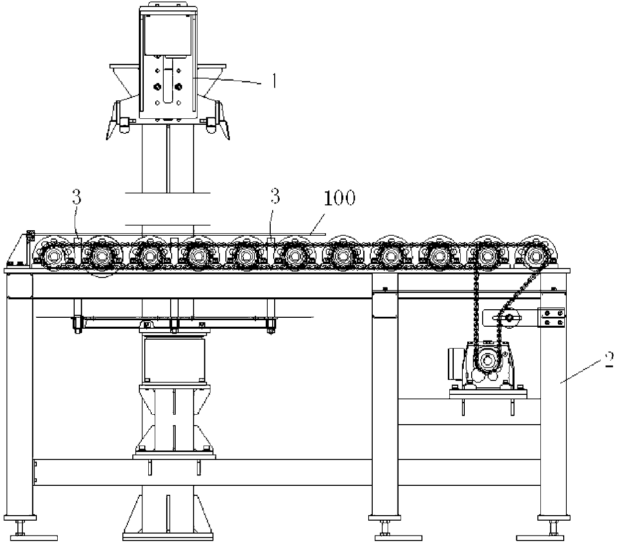Workpiece positioning method in robot transportation system by means of intelligent camera